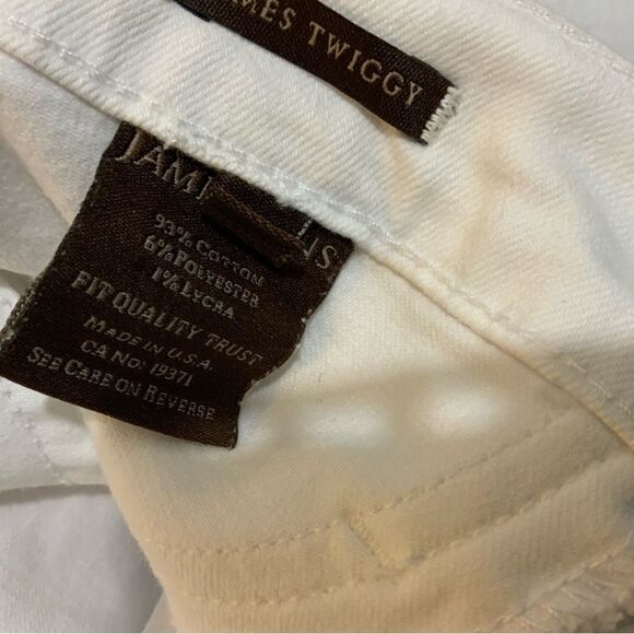 JAMES JEANS WHITE TWIGGY JEANS.   SIZE 25 - Picture 8 of 9